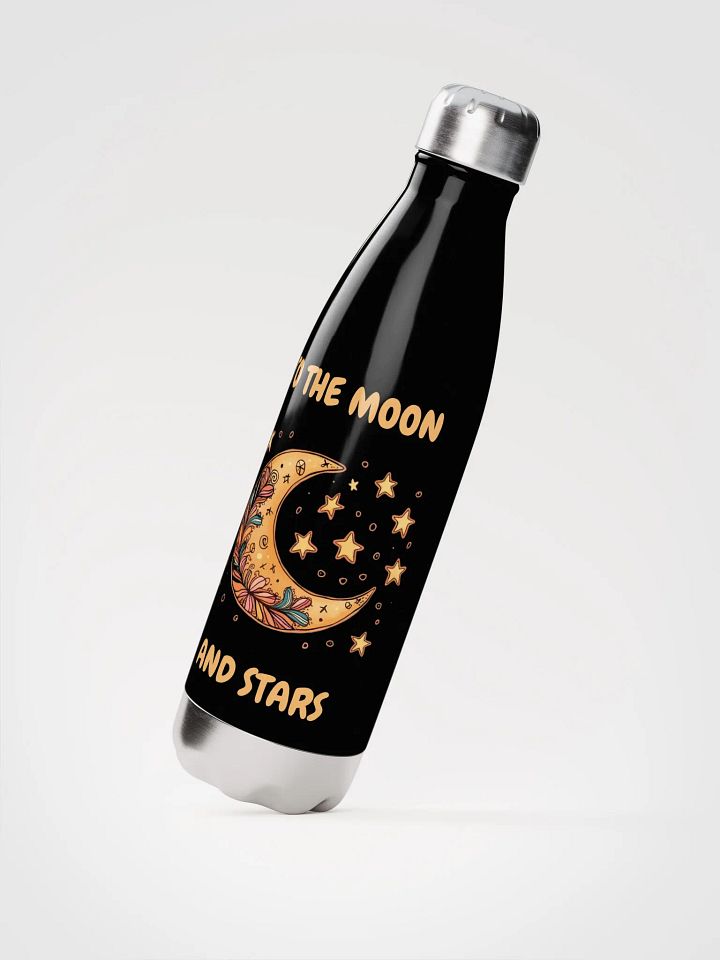 Celestial Whispers Moon Stainless Steel Water Bottle product image (4)
