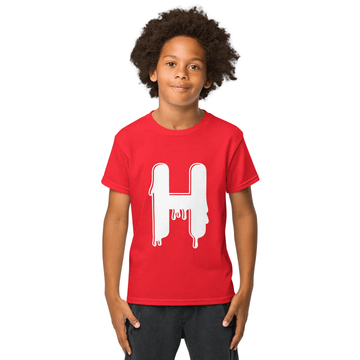 Melting Alphabet | Letter H | Youth Sports Tee product image (49)