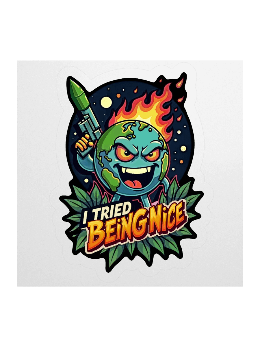 I Tried Being Nice Sticker product image (1)