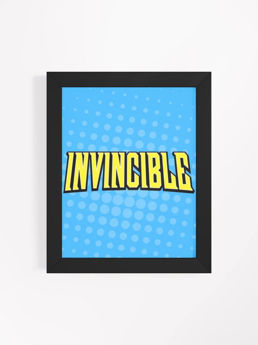 Invincible Blue Poster product image (19)