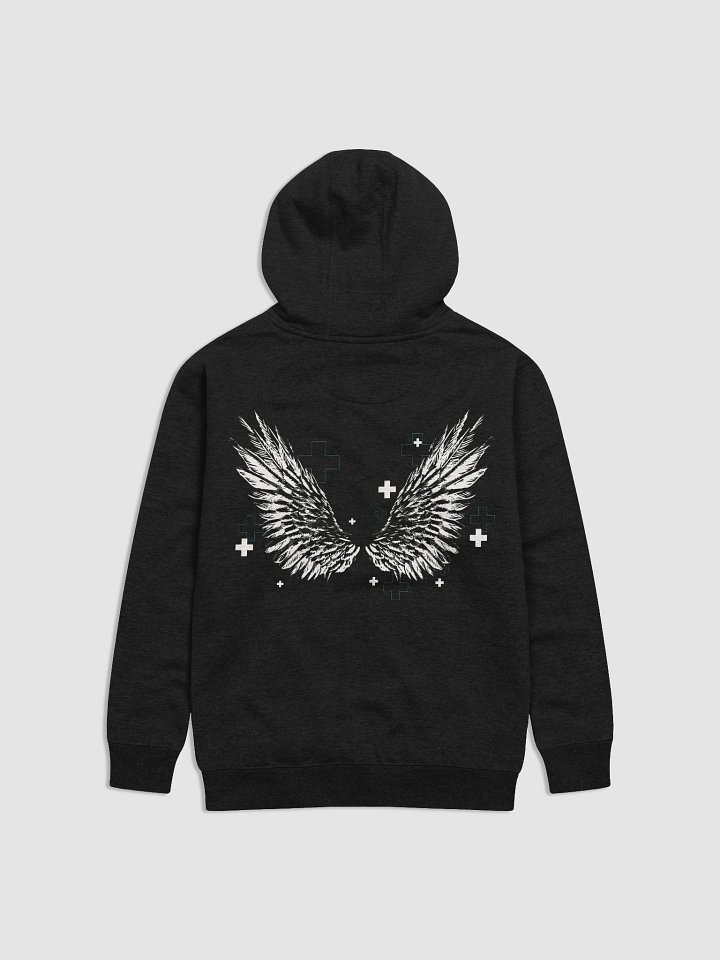 Jak Wings (White) Unisex Premium Hoodie product image (2)