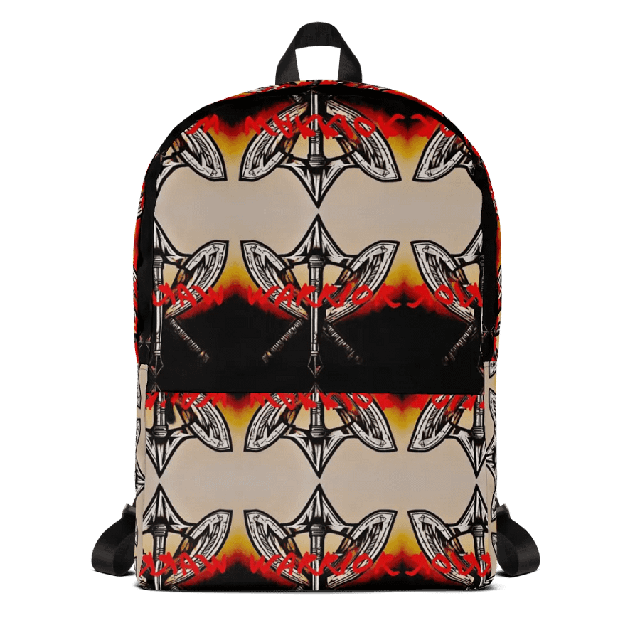 Warrior's Emblem All-Over Print Backpack product image (9)