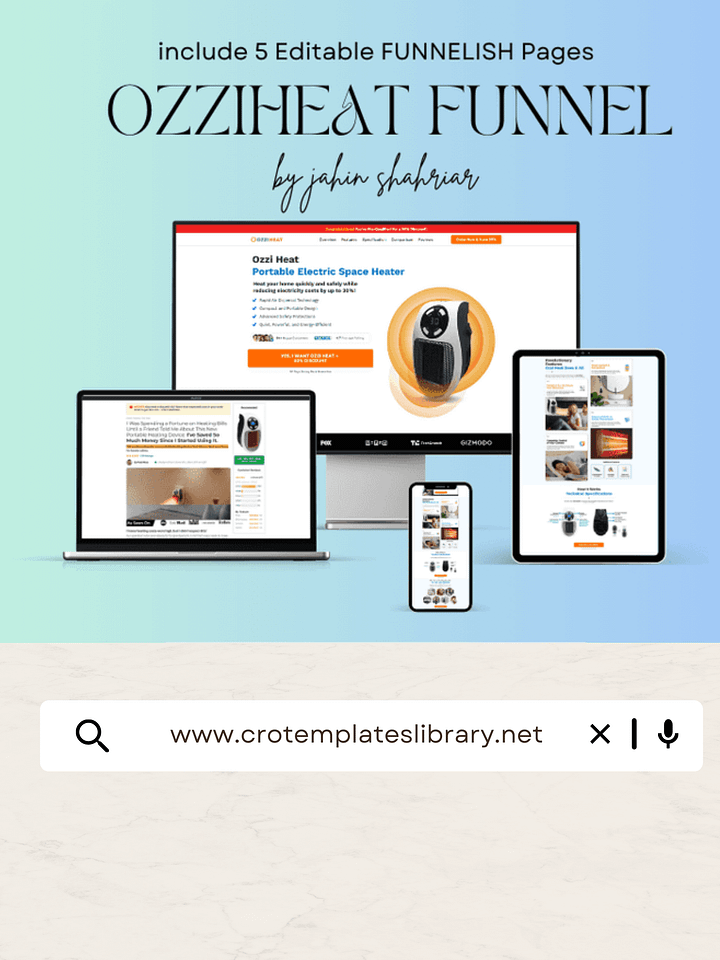 OzziHeat Funnelish Templates product image (1)
