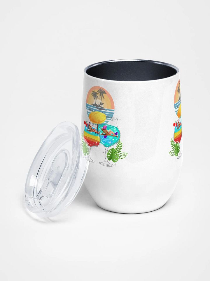 Tropical Paradise Wine Tumbler product image (2)
