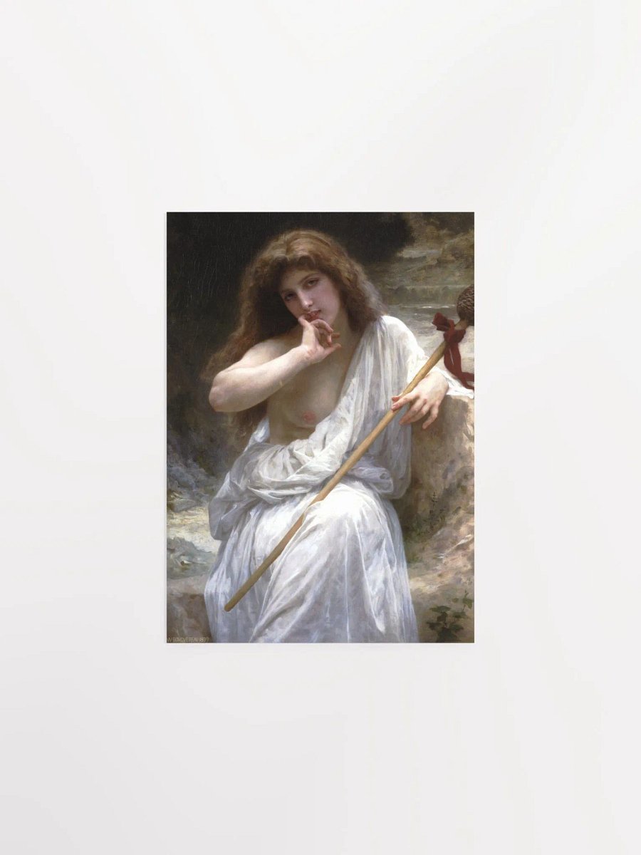 Mailice or Bacchante by William-Adolphe Bougureau Poster product image (1)
