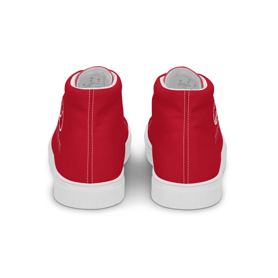 Red Classic Canvas High Tops product image (4)