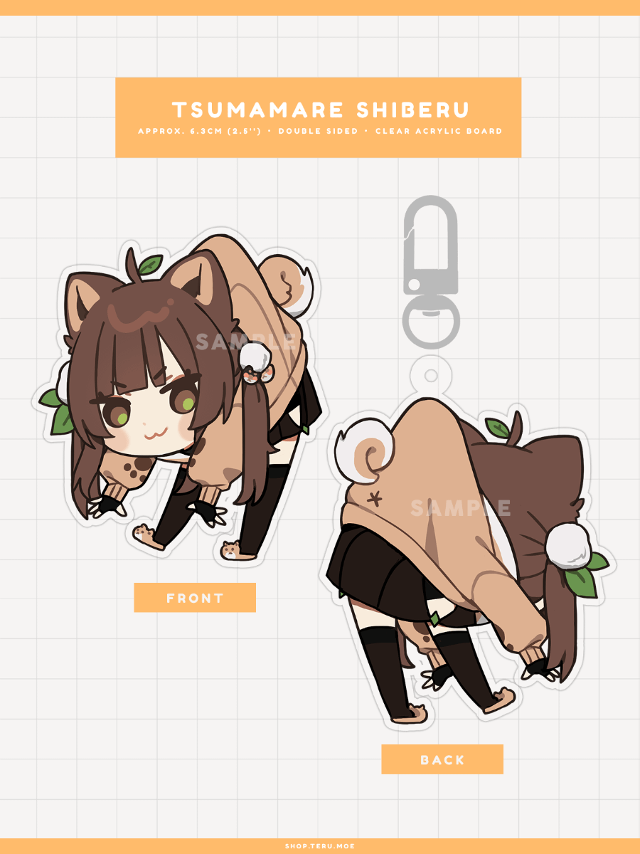 Tsumamare Shiberu Acrylic Charm product image (4)