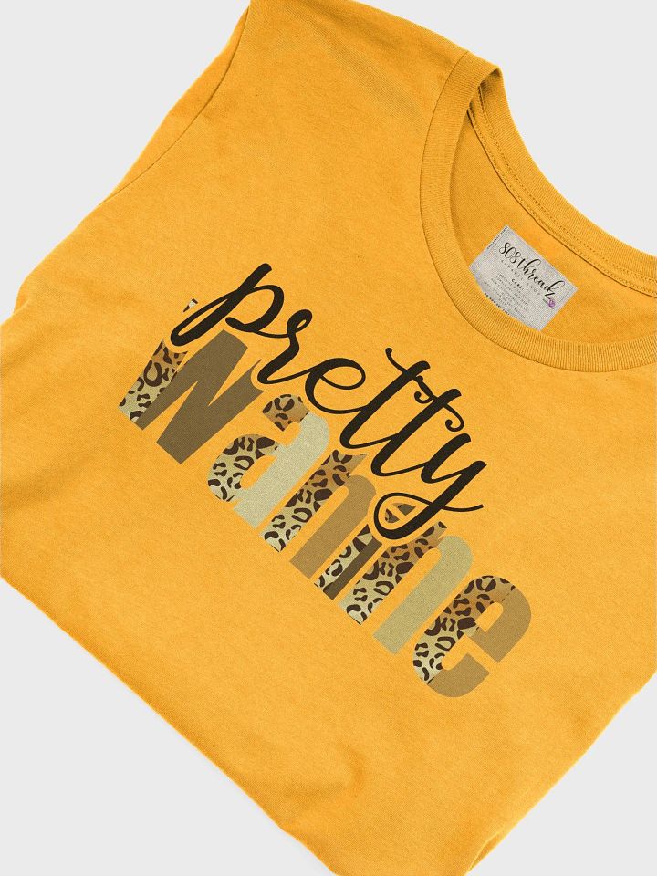 Pretty Wahine T-Shirt; Black with Mix Leopard Pattern product image (1)