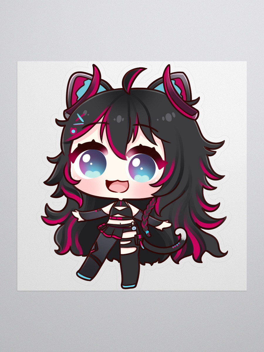 AikoComma Chibi No Jacket Sticker - AikoComma