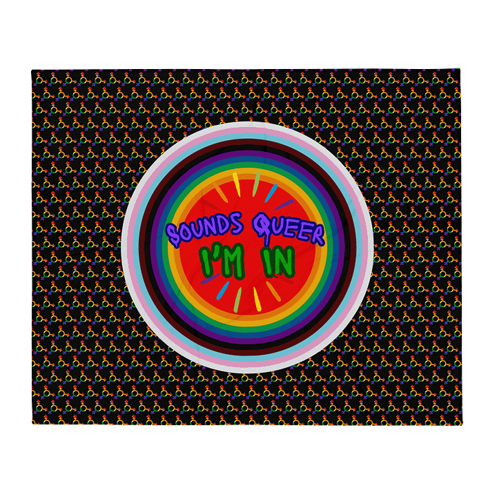 LGBTQIAP2S+ 2025, Sounds Queer I'm In, Blanket product image (2)