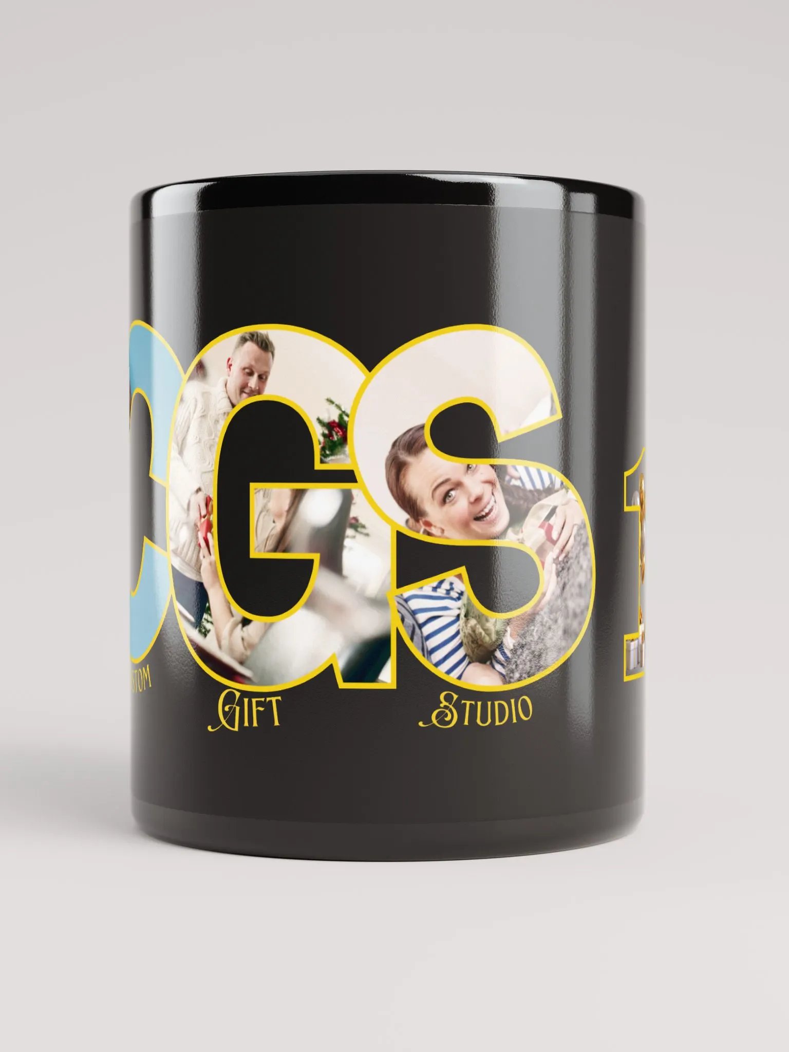 Joyful Moments Black Glossy Mug product image (10)