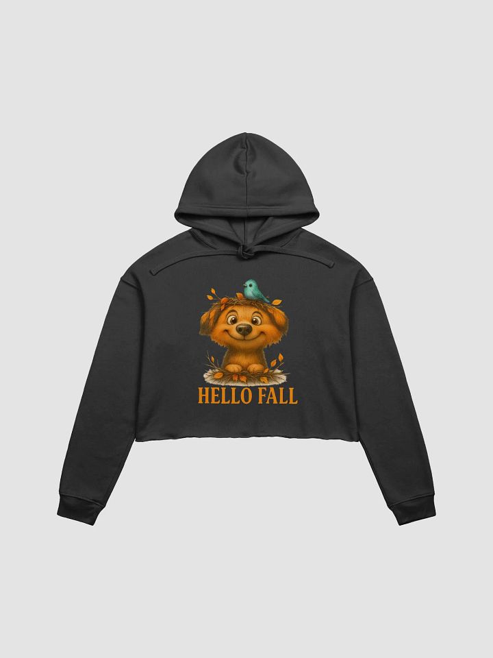 Cheerful Fall Dog Crop Hoodie product image (1)
