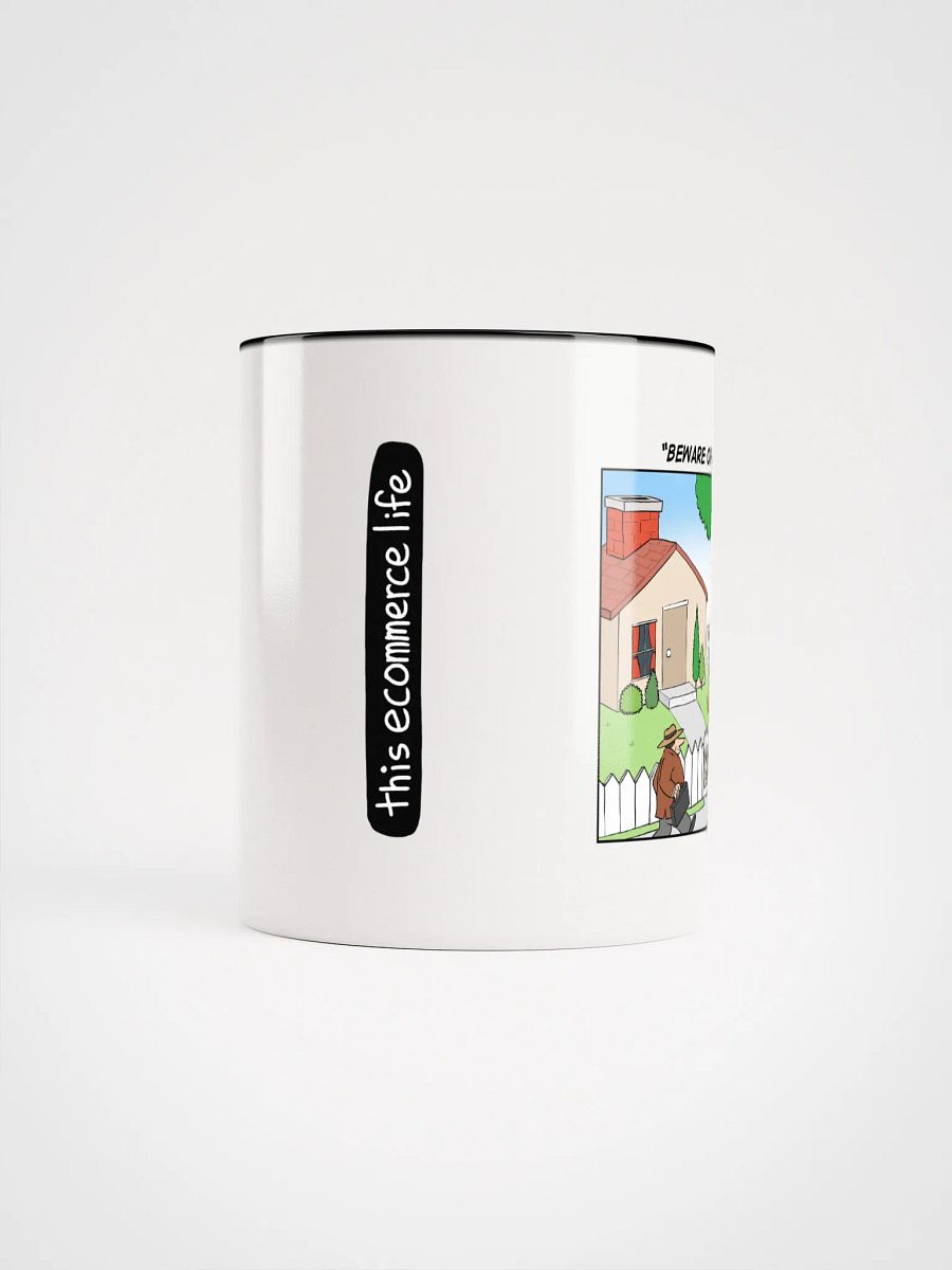 "Beware of dog" mug product image (10)