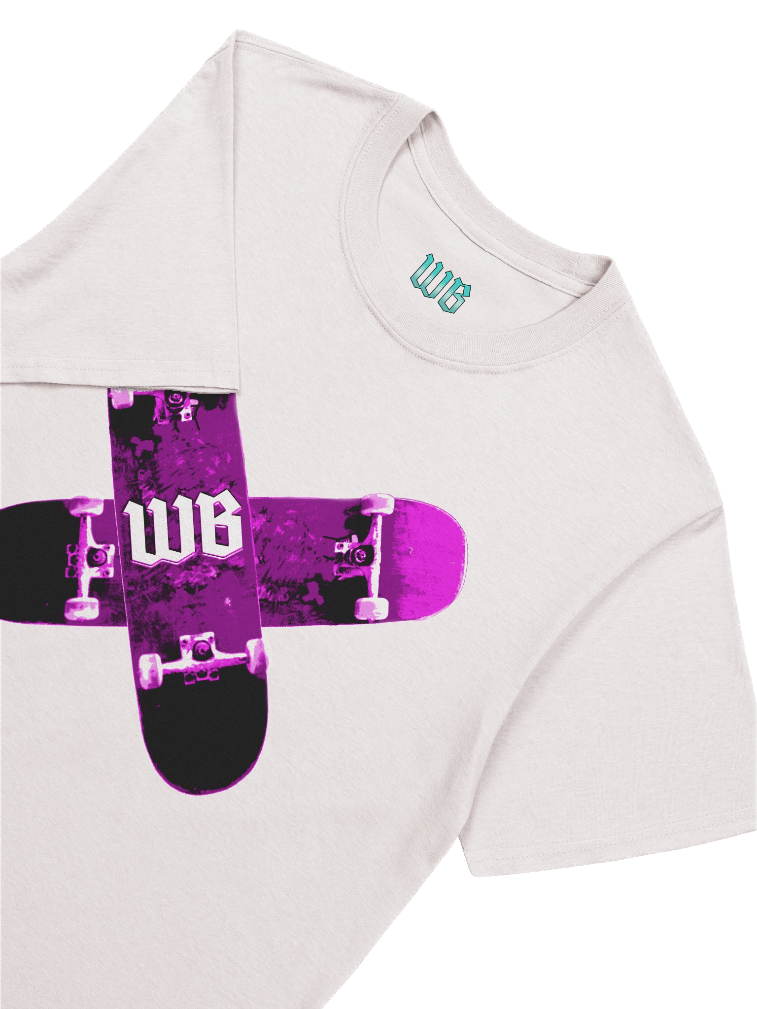 Pink Poster Skateboard T-Shirt product image (7)