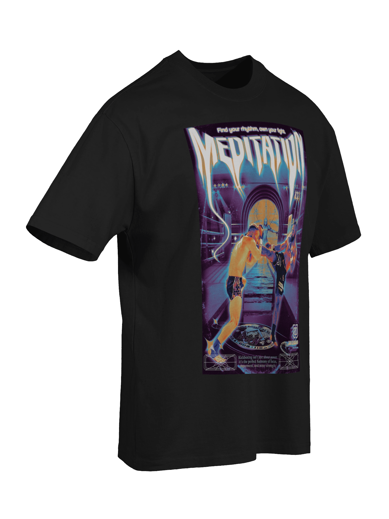 Oversized Tee - Meditation by Zaur Dzhavadov product image (19)