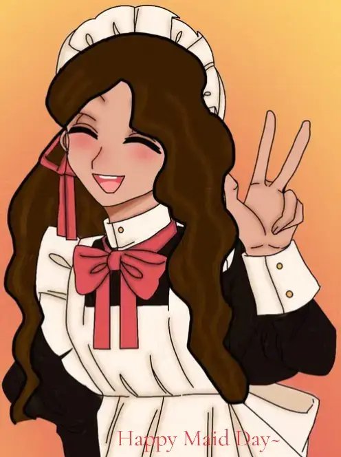 Before I head to bed, I just wanted to share the final Maid day piece :D  I feel like it came out pretty cute~ Please remember the base was made by @/IchiSakana1 #Maid #MaidDay #Rebeca #Rebeca828ss #holiday #maidcosplay #maiduniform 