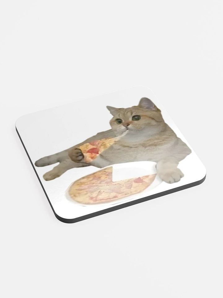 Glossed Cork Coaster: Meme Cats product image (2)