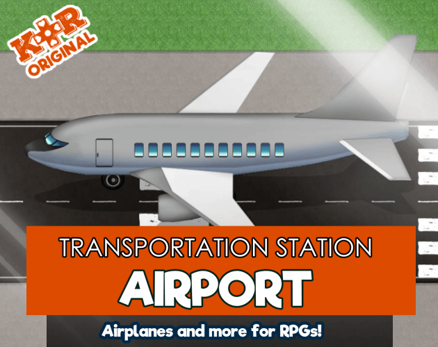 KR Transportation Station ~ Airport Tileset for RPGs product image (1)