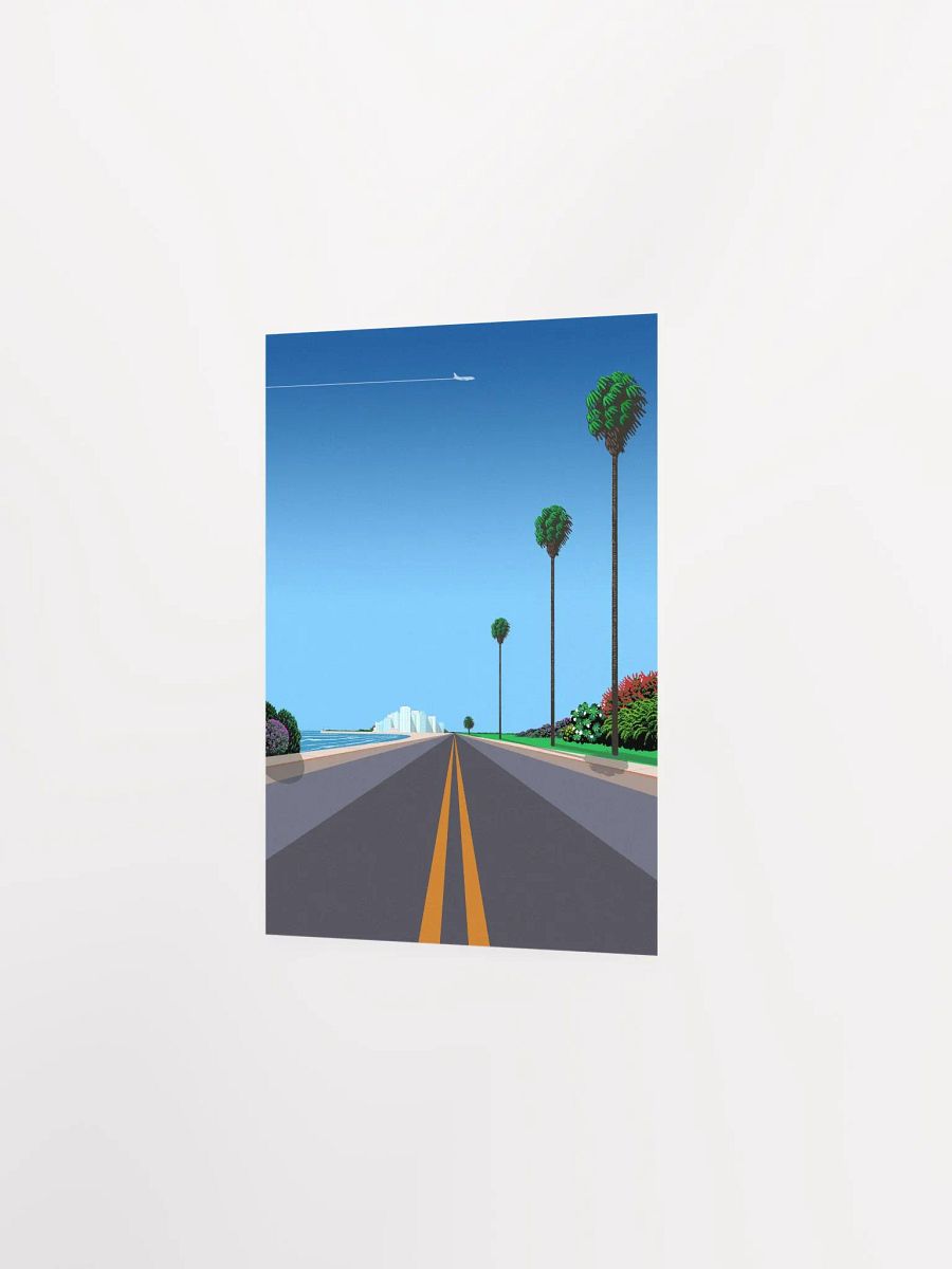 Florida, Miami, USA — City Pop art, retrowave/vaporwave poster, 80s, aesthetic poster, Hiroshi Nagai inspired art, minimalist poster product image (8)