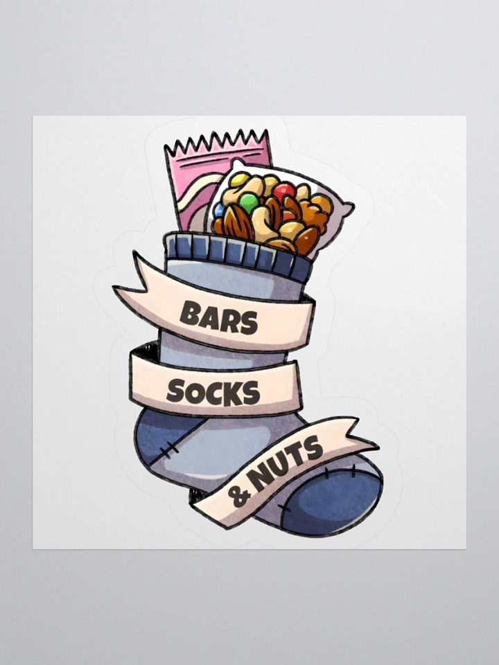 Bars, Socks & Nuts Sticker product image (1)