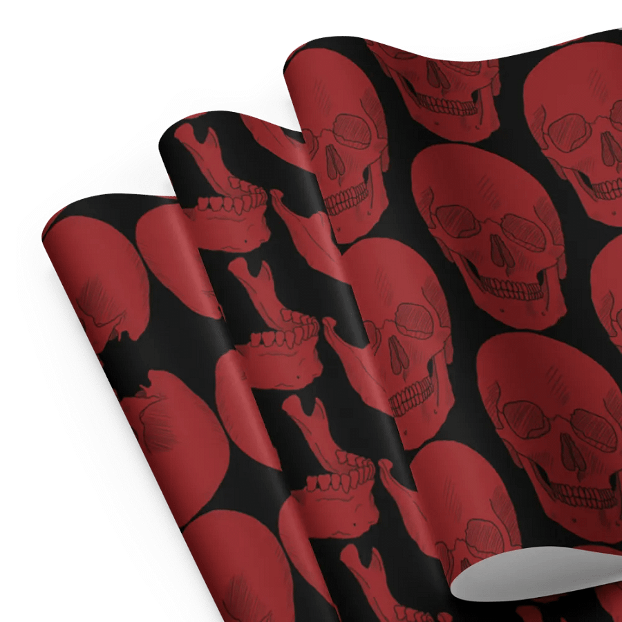 Skulls wrapping paper product image (8)