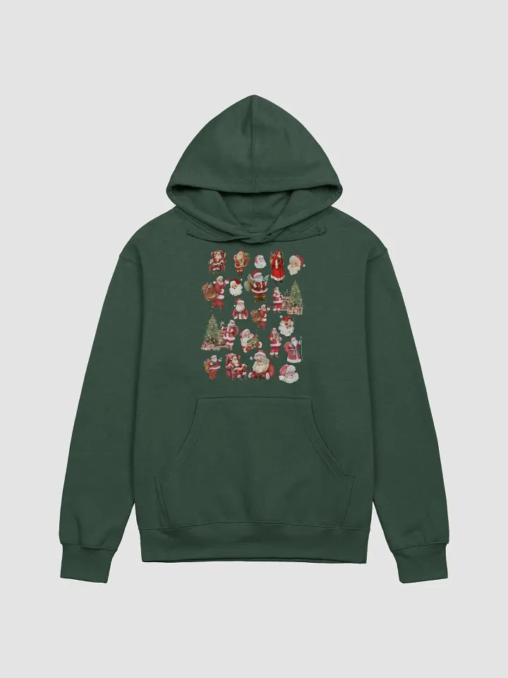 Santa Collage Adult Hoodie product image (2)