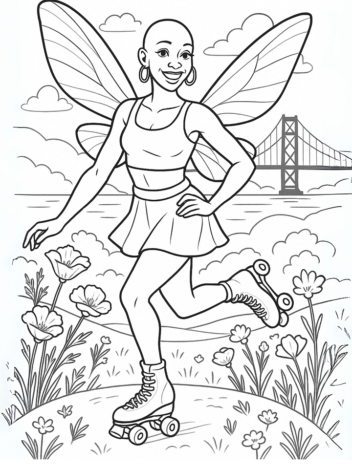 Pre-Sale for Black Bay Fae Coloring Book by Justina Sade M.A. product image (2)