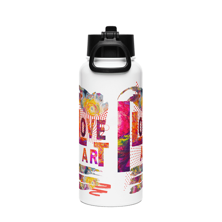 I Love Art Stainless Steel Bottle for Artist moms dads friends daughters sons product image (2)
