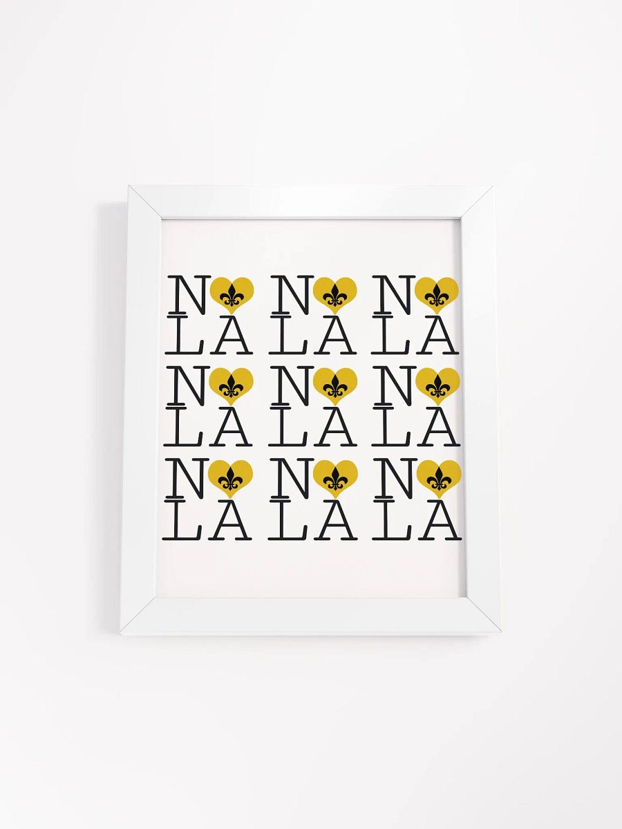 I LOVE NOLA **LEGACY POSTER** (GOLD HEART) product image (1)
