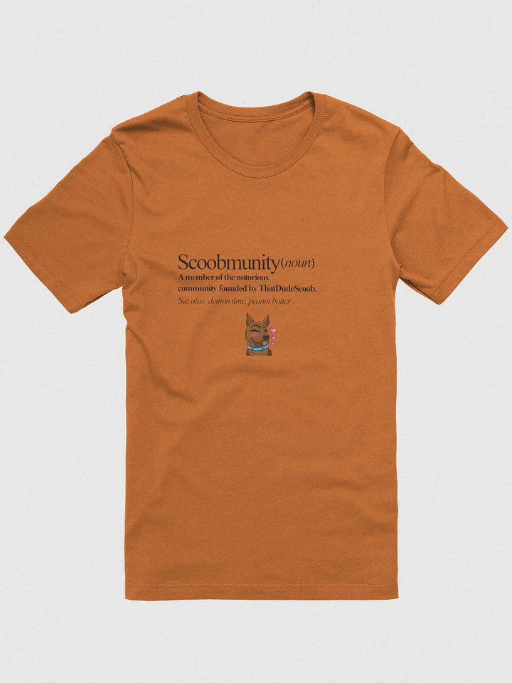 Scoobmunity shirt (Black letters) product image (1)