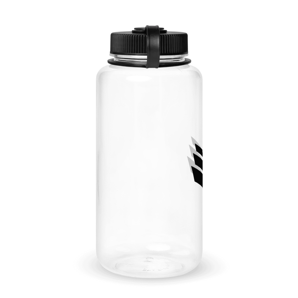 Wide Mouth Plastic Water Bottle - Clear product image (4)