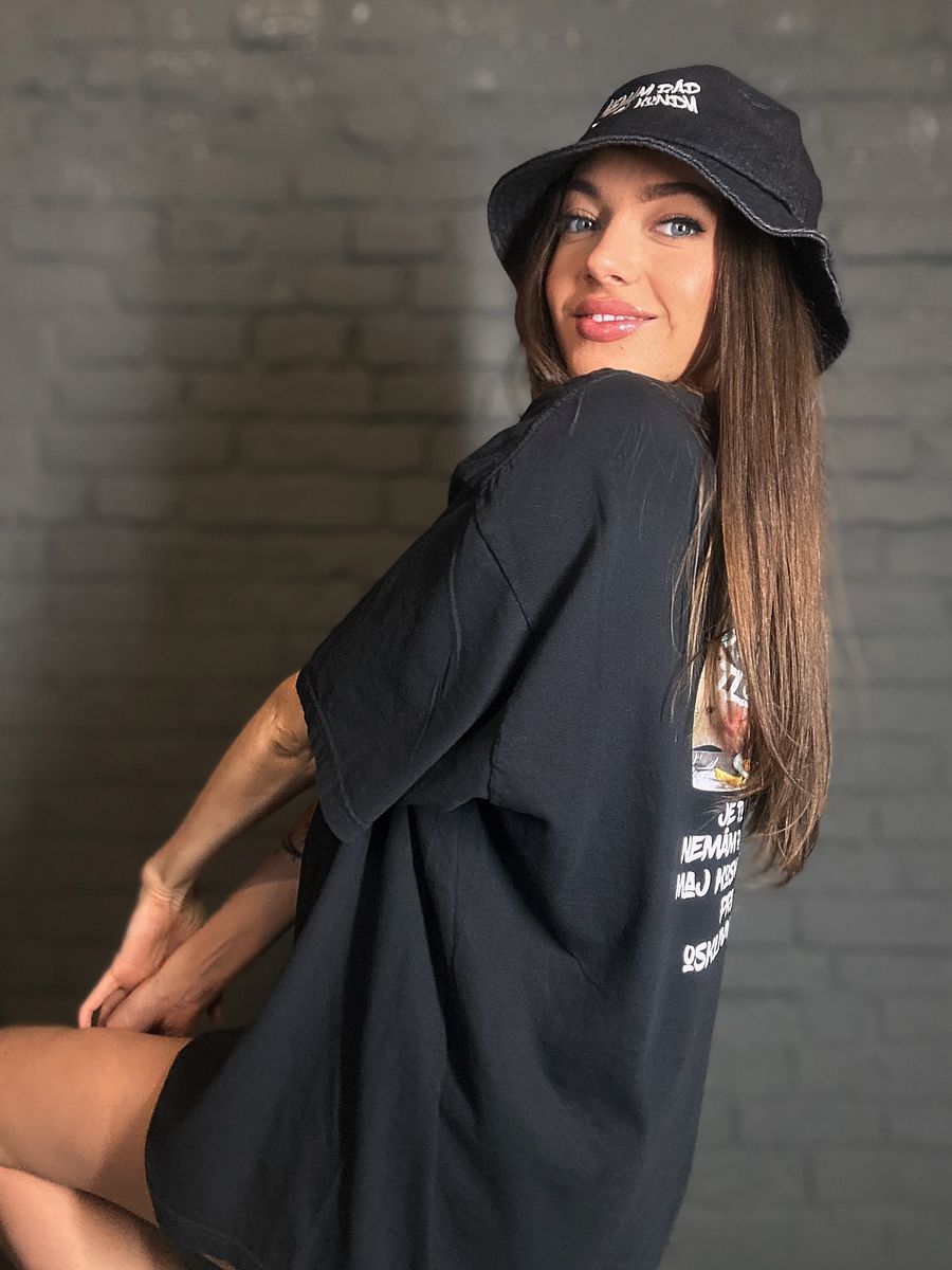 Nemám Rád t-shirt black product image (5)