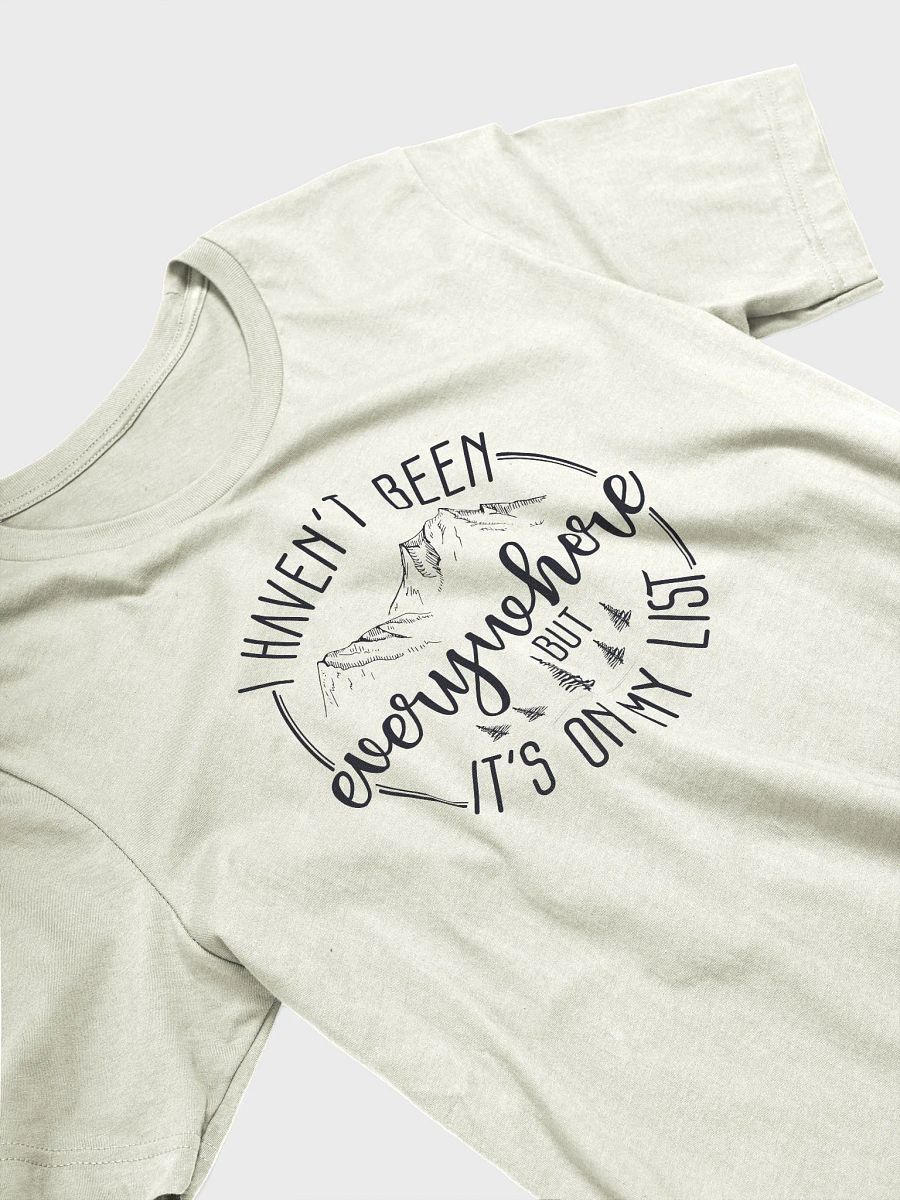 Haven't Been Everywhere - But on my List Light Unisex Jersey Short Sleeve Tee product image (24)