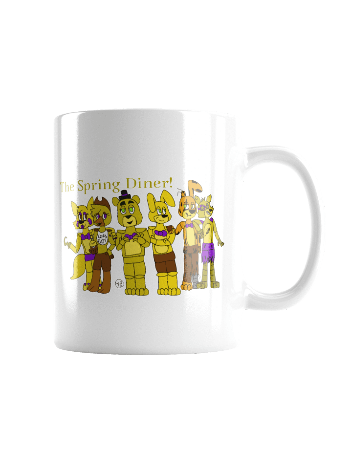 Spring Diner Friends Cartoon Mug product image (6)