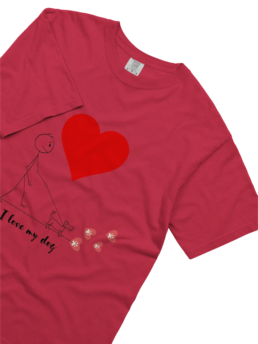 I Love My Dog Heavyweight T-Shirt product image (36)
