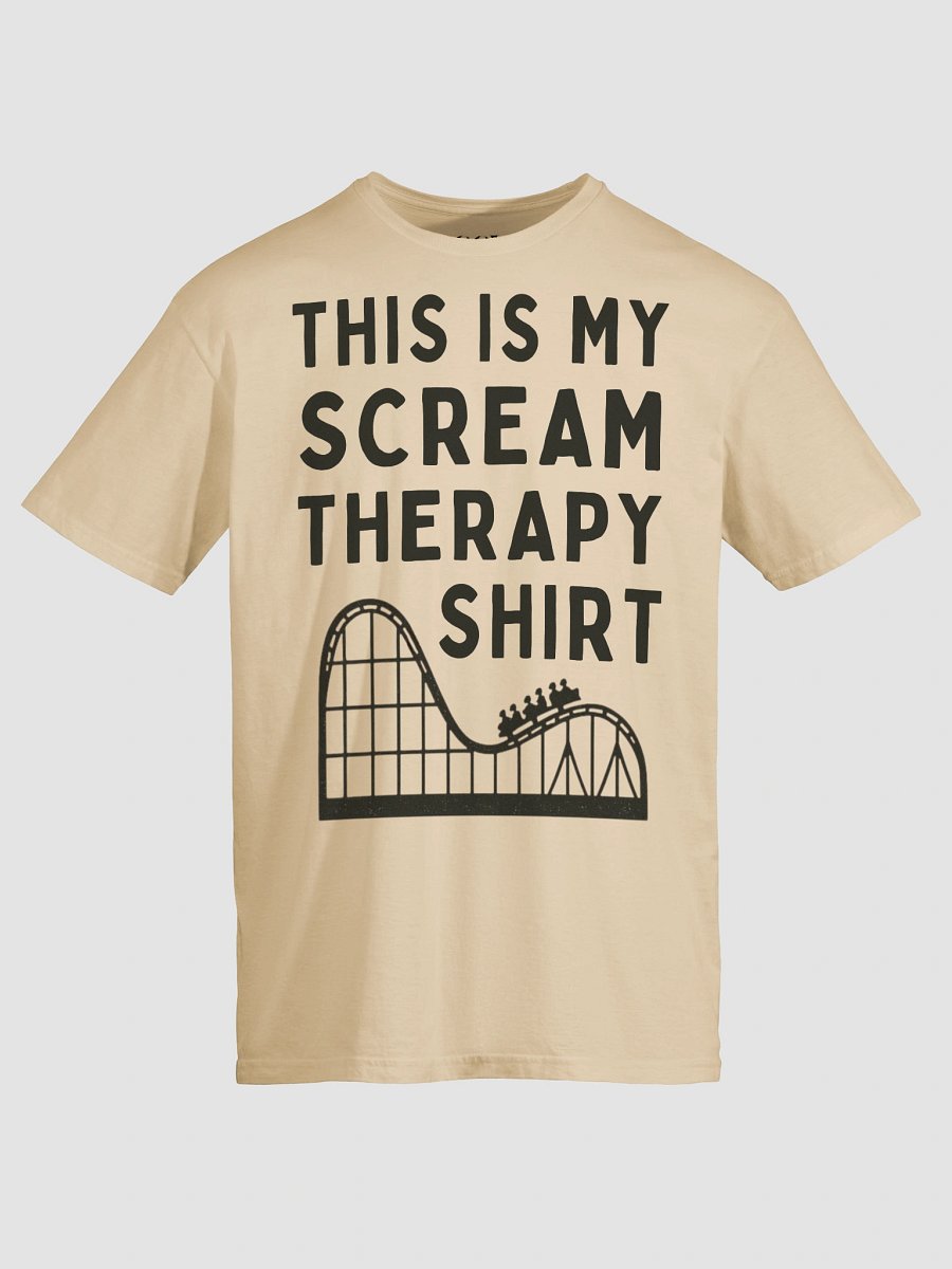Scream Therapy – Funny Roller Coaster Design for Theme Park Fans product image (24)