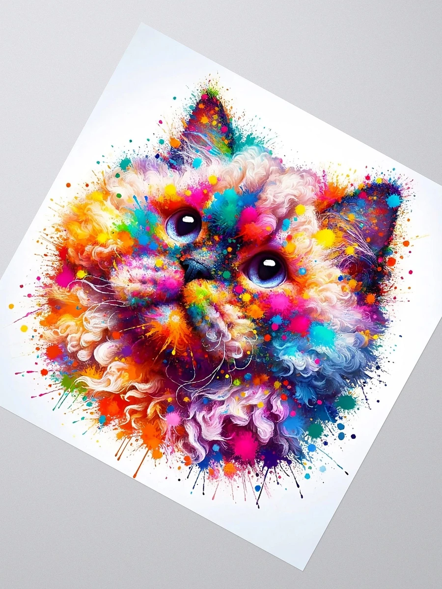 Kiss Cut Stickers: Selkirk Rex 2 product image (2)