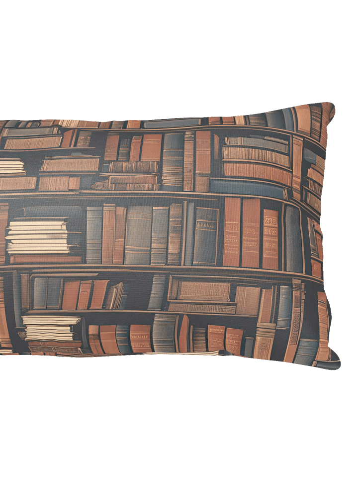 Bookshelf Pattern Books All-Over Print Pillow product image (2)