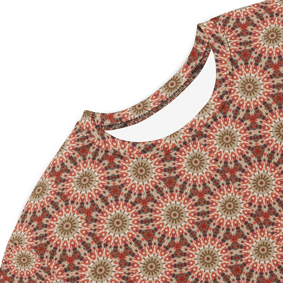 Abstract Suns Pattern Ladies T Shirt Dress product image (6)