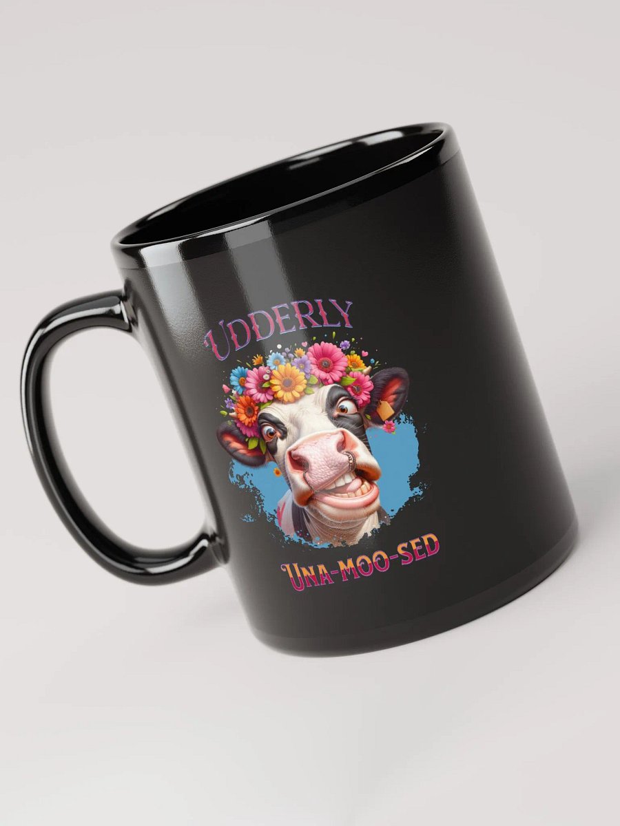 Whimsical Cow Floral Crown Mug product image (3)