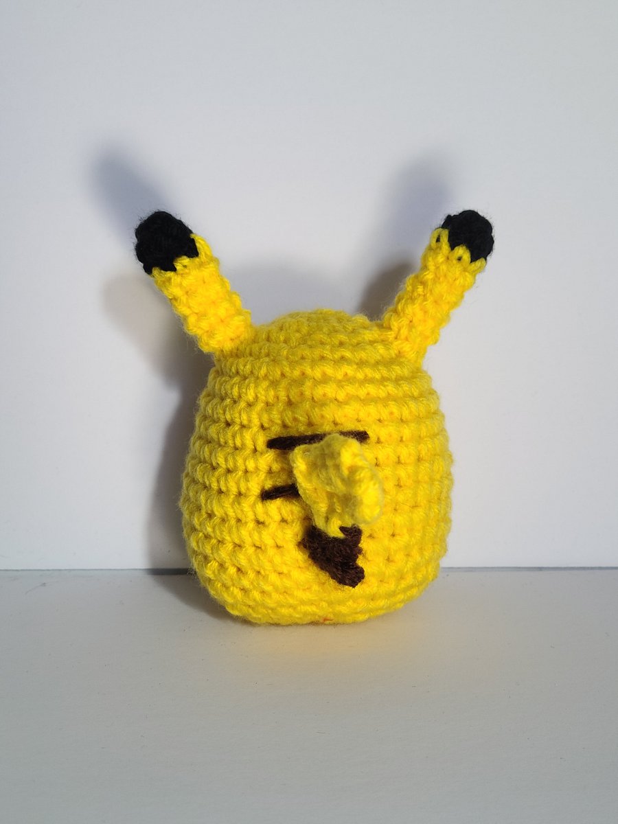 Handmade Amigurumi Yellow Creature Stuffed Animal product image (3)