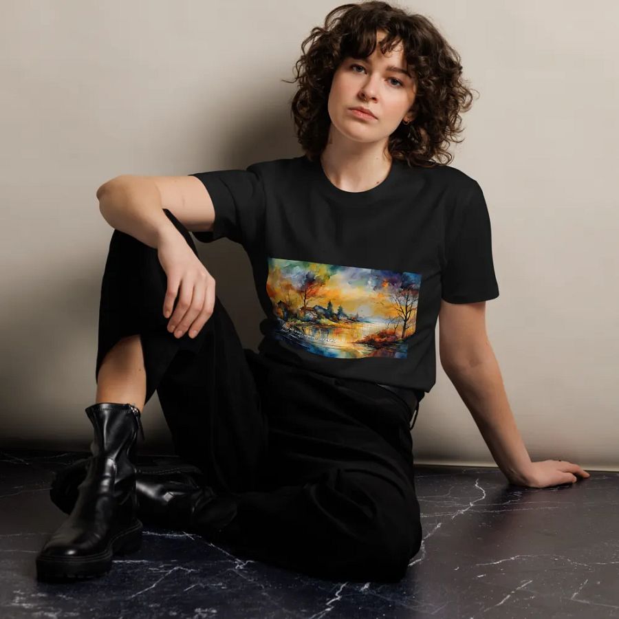 Sunset Serenity by the Lake T-Shirt product image (11)