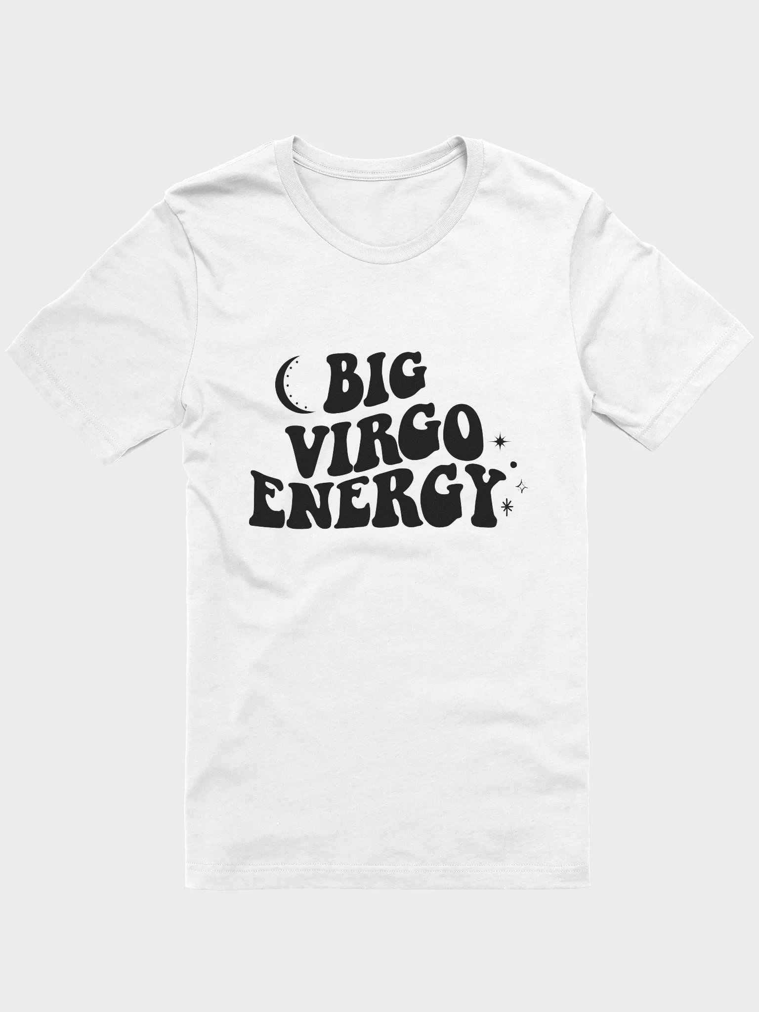 Big Virgo Energy T-Shirt (Black logo) product image (2)