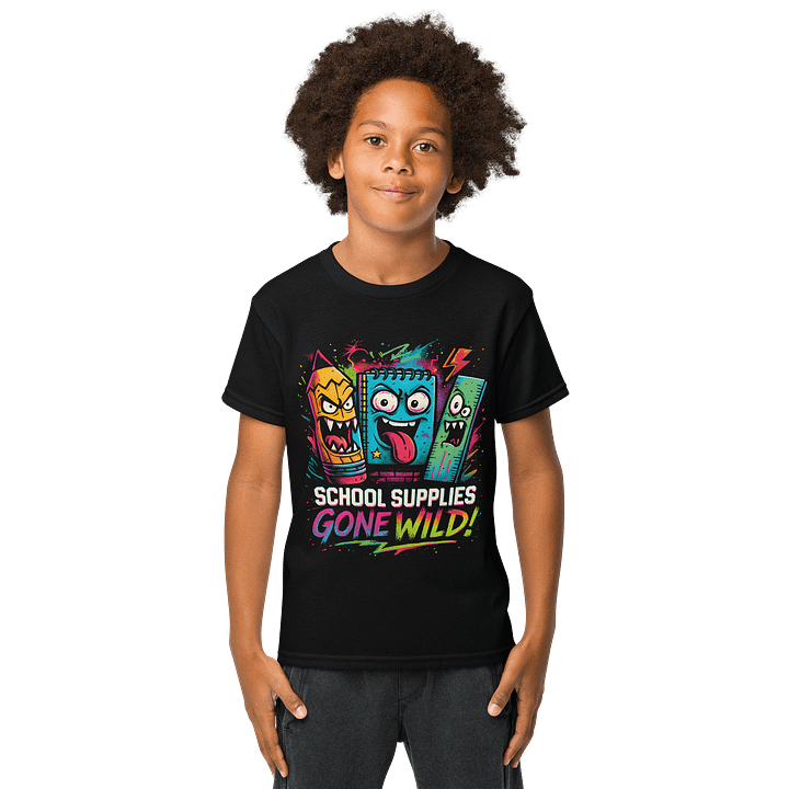 Wild School Supplies Youth Tee product image (1)
