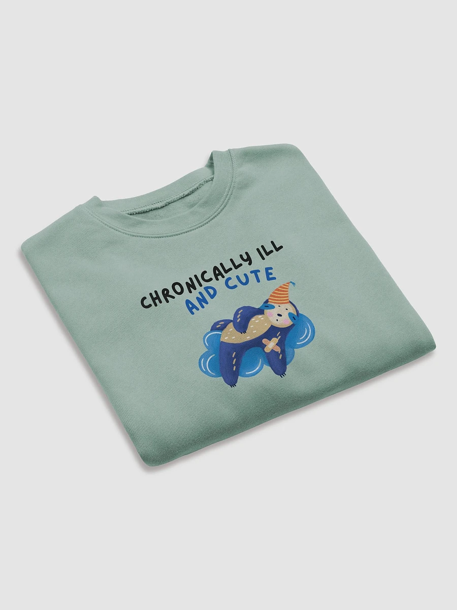 Chronically ill & Cute Cropped Sweatshirt product image (7)