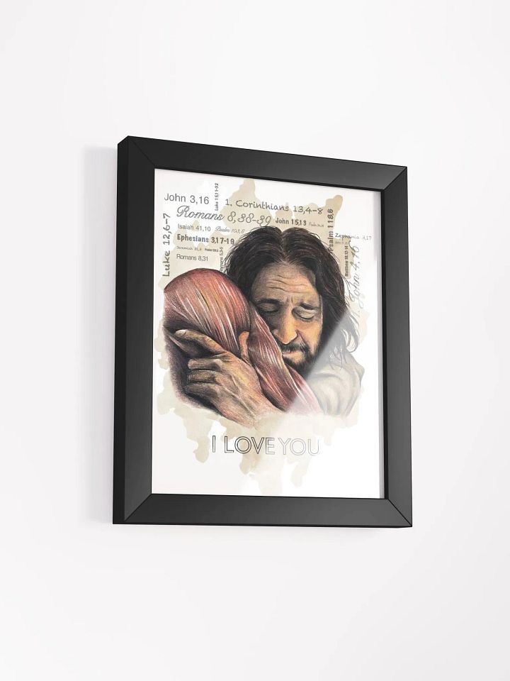 Eternal Embrace Matte wall frame product image (2)