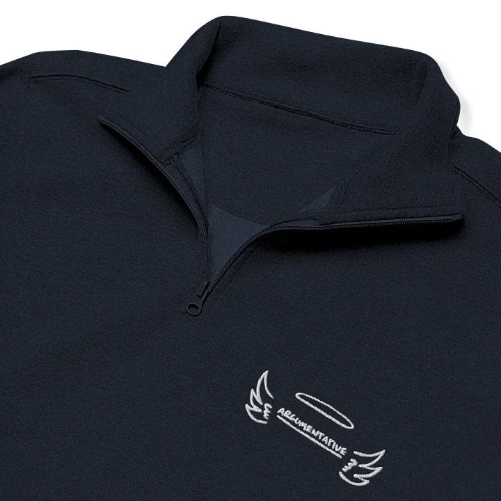 ANGELIC (white) embroidered quarter zip product image (11)