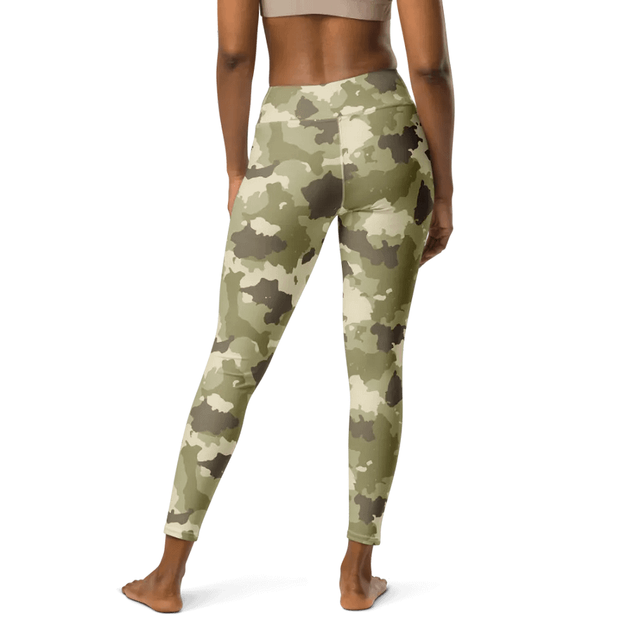 Camouflage Couture High-Waisted Leggings - Desert Tactical Pattern product image (4)