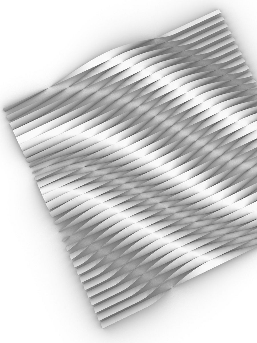 3d Parametric Louver Rotations Facade Design Grasshopper Rhino Files Download product image (3)