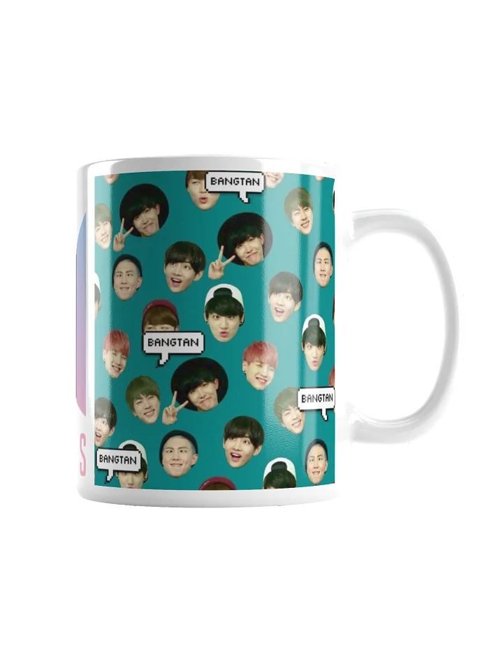 BTS Funny Faces Crescent Mug product image (2)